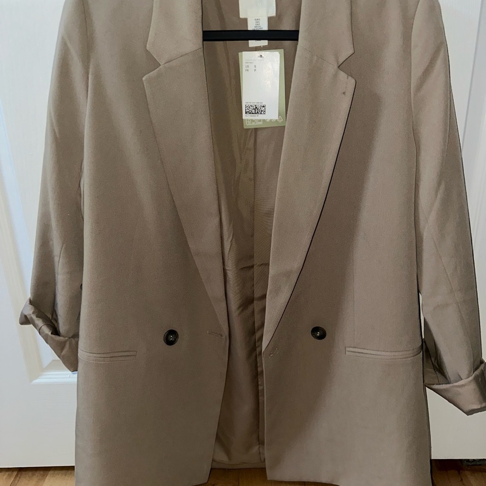 H&M Oversized Beige Blazer
